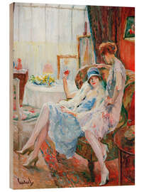 Holzbild Atelier Besuch