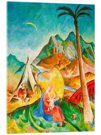 Acrylic print Rest on the Run, 1918 - César Klein