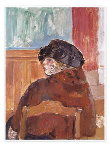 Juliste Woman with Hat Veil, 1921