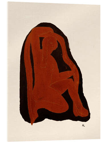 Cuadro de metacrilato Nue assise (Seated Nude), 1926