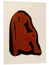 Hartschaumbild Nue assise (Sitzender Akt), 1926