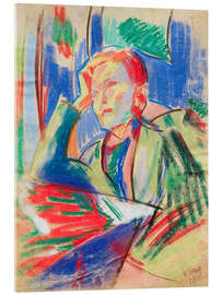 Tableau en verre acrylique Woman with upraised arm - William Straube