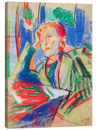 Obraz na płótnie Woman with upraised arm - William Straube