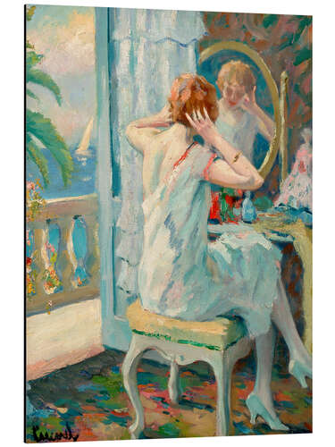 Alubild Lady at the morning toilet