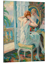 Alubild Lady at the morning toilet - Edward Cucuel