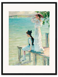 Gerahmter Kunstdruck Die Regatta