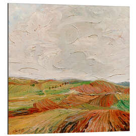 Alubild Herbst in der Holledau, 1921 - Josef Scharl