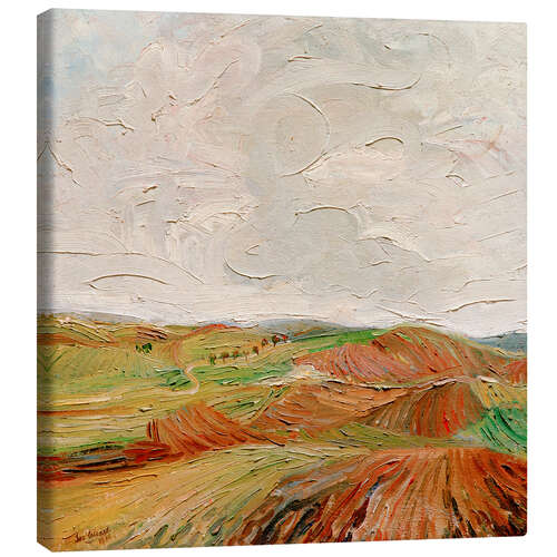 Stampa su tela Autumn in the Holledau, 1921