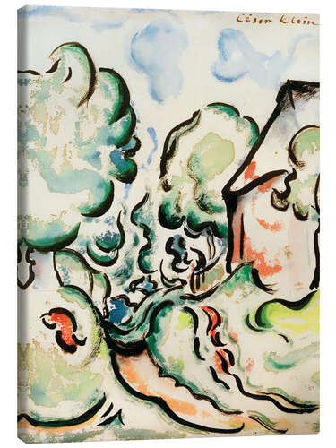 Obraz na płótnie Landscape with House and Path, 1912