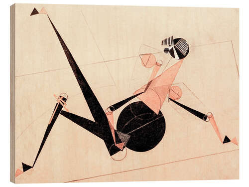 Stampa su legno Josephine Baker