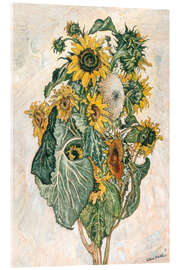 Akrylglastavla Sunflower Still Life - Julius Hüther