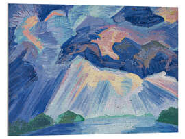 Stampa su alluminio Blue Lake and Sky, 1923