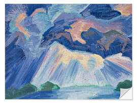 Wandsticker Blauer See und Himmel, 1923