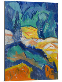 Tableau en aluminium Landscape study