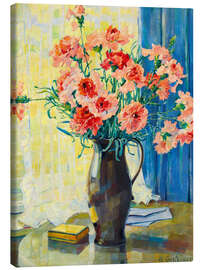 Obraz na płótnie Carnations in a Vase - Anna Sophie Gasteiger
