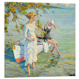 Obraz na szkle akrylowym At the bathing area - Edward Cucuel
