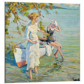 Alubild Am Badeplatz - Edward Cucuel