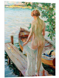 Hartschaumbild Am Steg