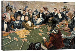 Leinwandbild Die Bank ist gesprengt! - Edward Cucuel