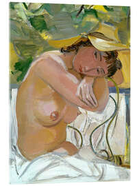 Acrylic print The big hat (Resting dancer), 1945 - Maurice Barraud