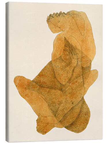 Lerretsbilde Femme accroupie, 1949