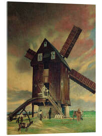 Cuadro de metacrilato Old windmill in Roitzsch near Wurzen, 1940 - Richard Müller