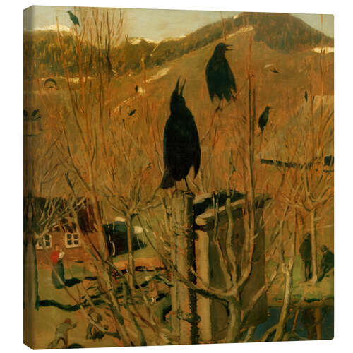 Obraz na płótnie Singing Starlings - Albert Haueisen, 1903
