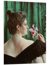 Hartschaumbild Damenbildnis