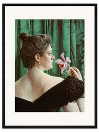 Gerahmter Kunstdruck Damenbildnis