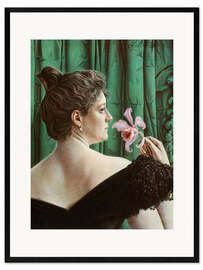 Gerahmter Kunstdruck Damenbildnis