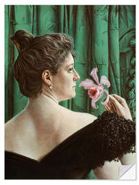 Wandsticker Damenbildnis