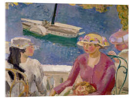 Acrylic print La terrasse, 1918 - Maurice Barraud