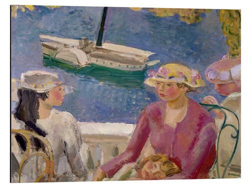 Quadro em alumínio La terrasse, 1918
