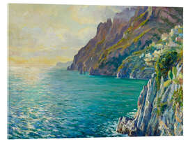 Quadro em acrílico Evening atmosphere in Positano - Edward Cucuel