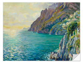 Wandsticker Abendstimmung in Positano