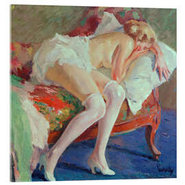 Acrylic print Shy, 1922 - Edward Cucuel