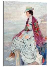 Gallery Print Dame am Steg