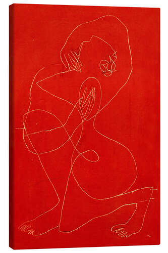 Stampa su tela Femme agenouillée (Kneeling Woman), 1947