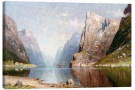 Lienzo Bright Summer Day on the Fjord - Elisabeth Grüttefien-Kiekebusch