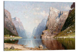 Magnettafel Heller Sommertag am Fjord - Elisabeth Grüttefien-Kiekebusch