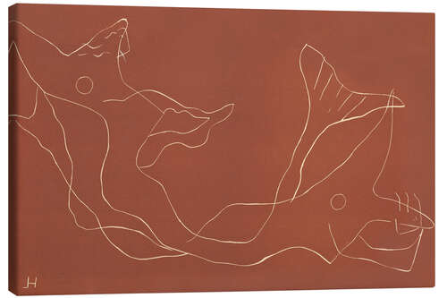 Quadro em tela The Fishes, 1938