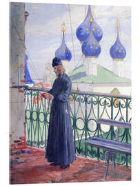 Acrylic print Against the Holy Background, 1914 - Ivan Silych Goriuschkin-Sorokopudov