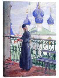 Stampa su tela Against the Holy Background, 1914 - Ivan Silych Goriuschkin-Sorokopudov