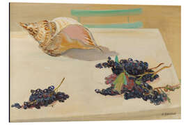 Obraz na aluminium Mussels and grapes - Maurice Barraud