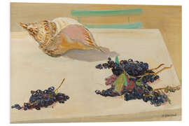 Tableau en PVC Coquilles et raisins - Maurice Barraud
