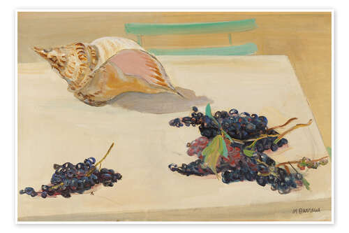 Juliste Mussels and grapes