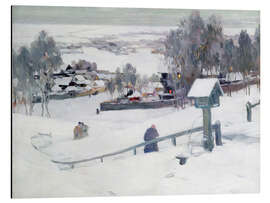 Magnettafel Winterabend