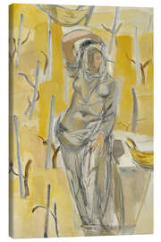 Lienzo La Vendangeuse (The Grape Harvester) - Maurice Barraud
