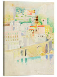 Canvas-taulu Atrani, Costiera Amalfitana - Simon Albert Bussy