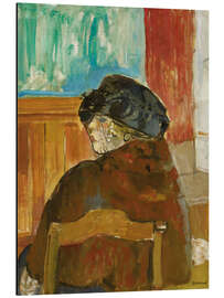 Alubild Dame im Pelz, 1920 - Maurice Barraud